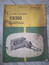 John Deere Ballenpresse CB300 Betriebsanleitung