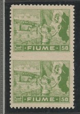 Fiume: Coppia non Dent. al centro cat. Sass. N. C42i