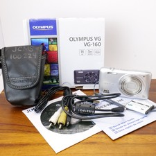 Olympus VG-160 fotocamera digitale zoom 5x argento testata come nuova con scatola ed extra