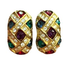 Orecchini vintage clip on