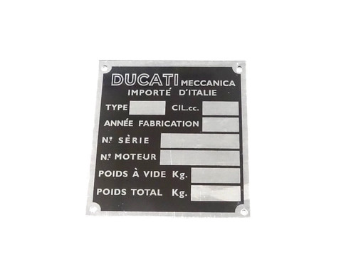 Targa dati per - 3x,
