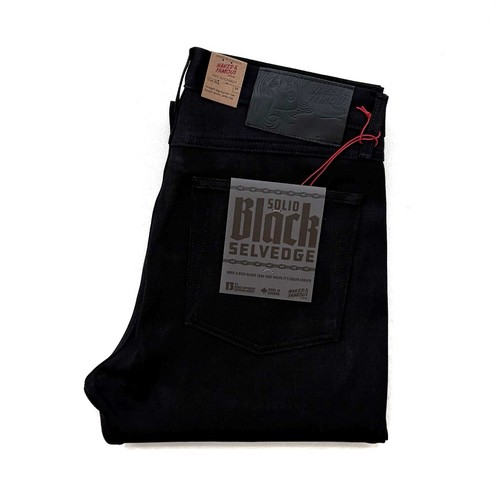 Jeans denim scamosciati neri