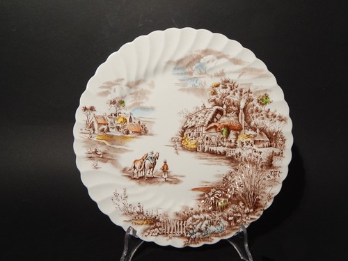 Vintage piatto semi porcellana - semi,