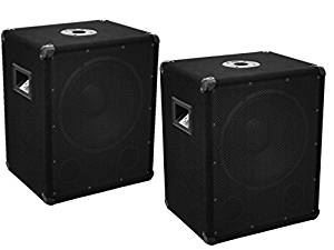 Omnitronic subwoofer bass - 2x,