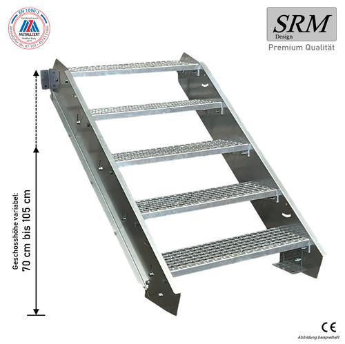 Scala acciaio gradini - scala,