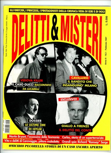 Delitti misteri 1997 rivista - misteri,
