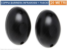 COPPIA BARRIERA PERIMETRALE AD INFRAROSSI A SINGOLO FASCIO ESTERNO IP66 20 METRI