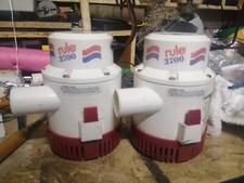 POMPA DI SENTINA RULE 3700 GPH 235LT/min.AD IMMERSIONE 24V PER BARCA E CAMPER