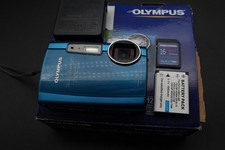 Olympus fotocamera digitale Mju Tough 3000 12,0 megapixel blu testata