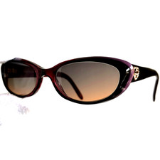 occhiali da sole GUCCI sunglasses GG3515 cateye purple white rhinestone gold wol