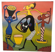 George Lilanga 1990 dipinto