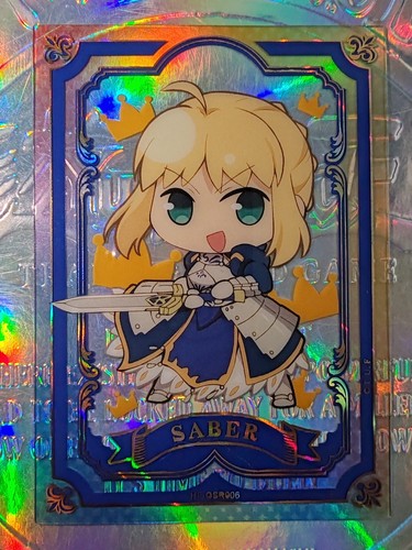 Card fate stay night saber - card,