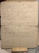 Manoscritto antico originale