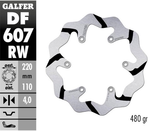Galfer rear brake disc wave - disc,