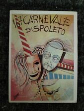 167° Carnevale di Spoleto 1988 ,opera di Giannino Cherubini VG, FG, Viva Il Carn