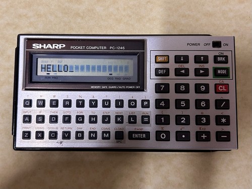 Sharp 1246 calcolatrice - sharp,