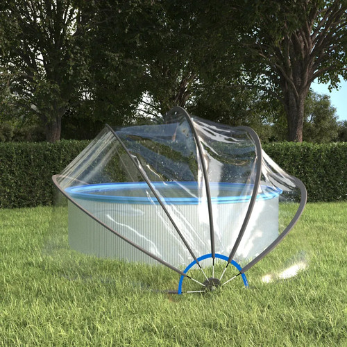 Cupola piscina pvc trasparente - cupola,