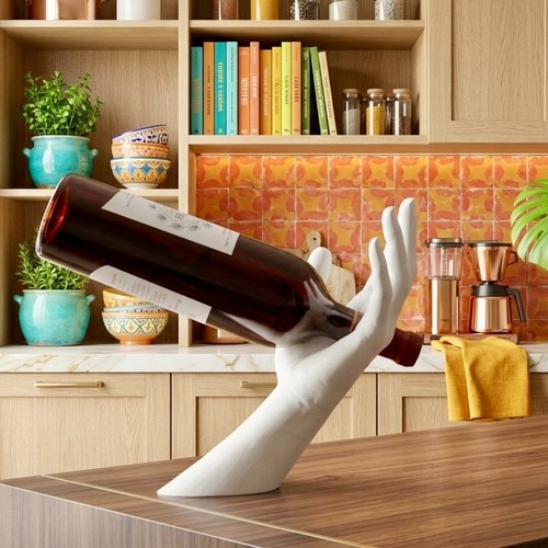 Mano portabottiglie vino - vino, in