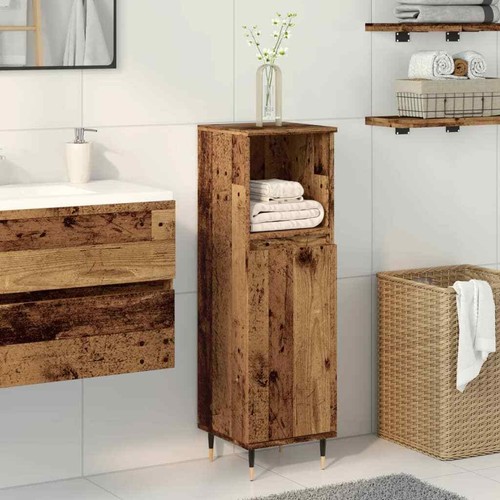 Armadietto bagno legno - armadietto,