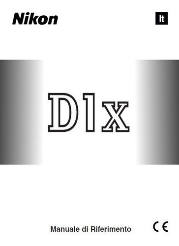 Per nikon d1x manuale - d1x,