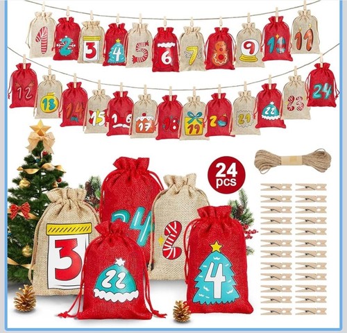 Pezzi sacchetti calendario - 24,