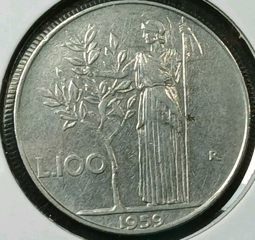 1959 italy 100 lire - 1959-r,