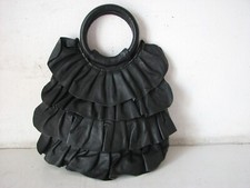 BORSA DONNA  VINTAGE IN PELLE NERA