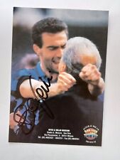 cartolina autografata Inter