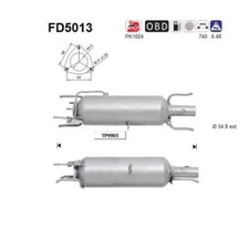 As FD5013 Fuliggine Filtro