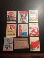 Tessere PCI e CGIL Lotto Di 9 1946 1974