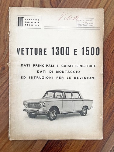 Fiat vetture 1300 1500 - fiat,