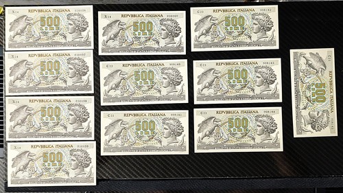 500 lire aretusa - lire,