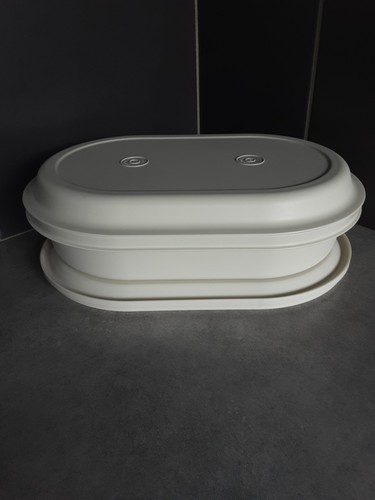 Plat ovale avec couvercles - plat,