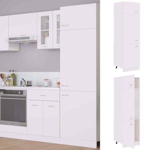 Vidaxl mobile per frigo - per, bianco