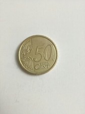 50 CENT CITTA DEL VATICANO 2013 RARA 0,50 MONETA EURO CIRCOLATA
