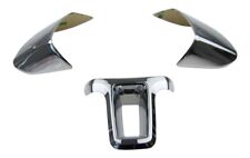 Alluminio Volante Copertura Clip Cromo IN 3tlg per VW GOLF 6 IV Jetta Polo 6R