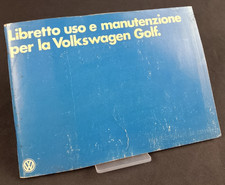 VOLKSWAGEN GOLF  Manuale Uso