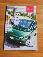 Brochure Fiat Multipla Lingua Italiana 27 Pagine Edz 10/2003