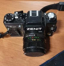 ZENIT 12XP macchina fotografica + Obiettivo Helios 44m 4 in Custodia fotocamera