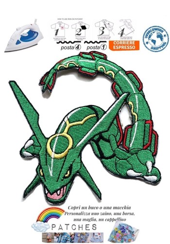 Patch rayquaza pokémon toppa - patch,