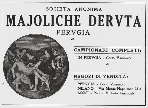 Pubblicita 1926 maioliche - 1926,