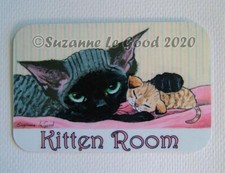 Devon Rex Cat art painting