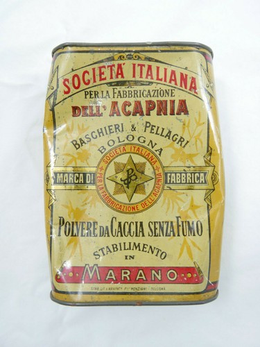 Scatola latta polvere sparo - scatola,