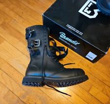 BRANDIT Anfibi Stivali Scarponi uomo Tattici militari Defence Black 42 us 9 uk 8