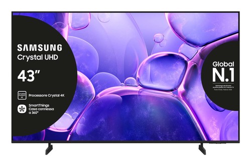 Samsung crystal uhd - samsung, 43"
