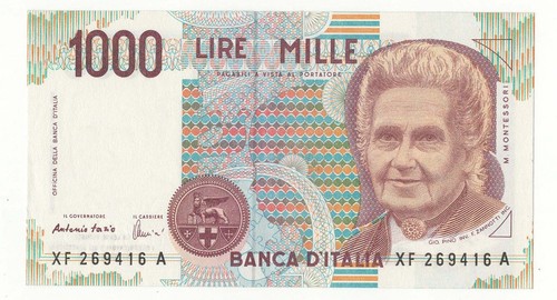 1000 lire montessori - 1000,