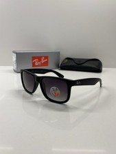 Ray-Ban Justin Classic Occhiali da Sole Uomo - Grigio Sfumata, 54x16mm (RB4165)