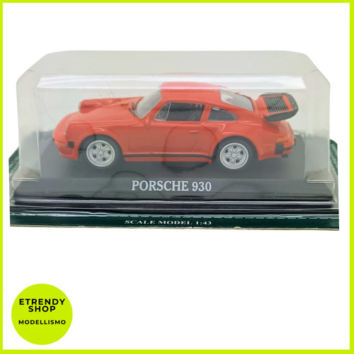 Porsche 930 rosso 1980 modello
