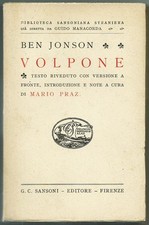 Ben JONSON - VOLPONE - Ed