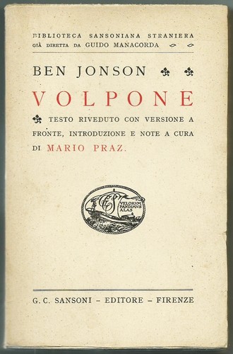 Ben jonson volpone - ben,